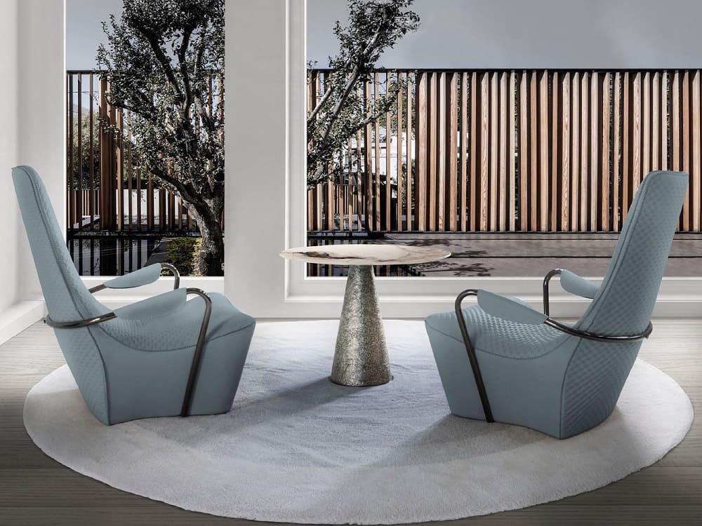 Corner table CORNELIO CAPPELLINI Cheope в интерьере