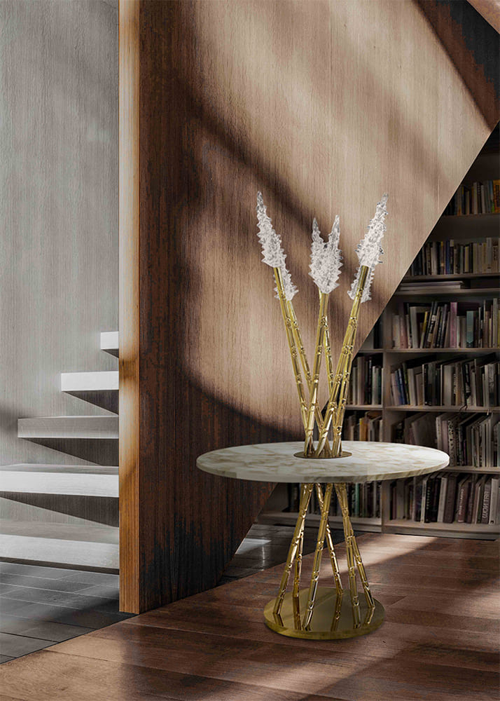 Corner table CORNELIO CAPPELLINI Lewis в интерьере