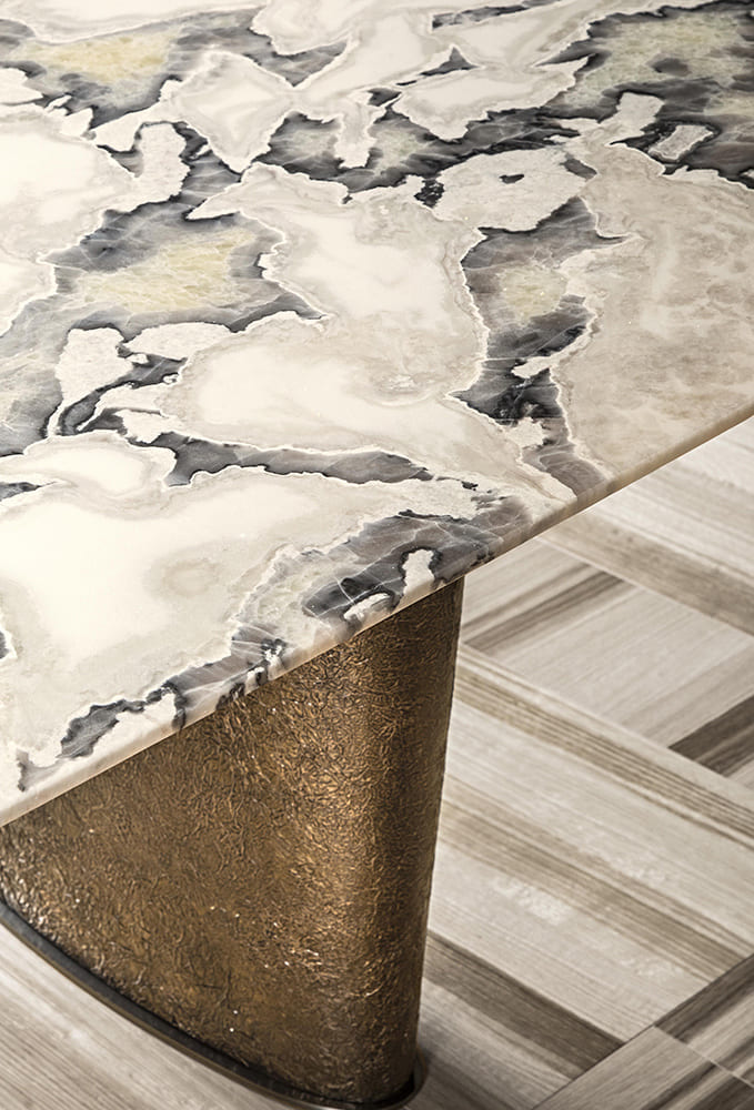 Dining table CORNELIO CAPPELLINI Cheope 2 в интерьере