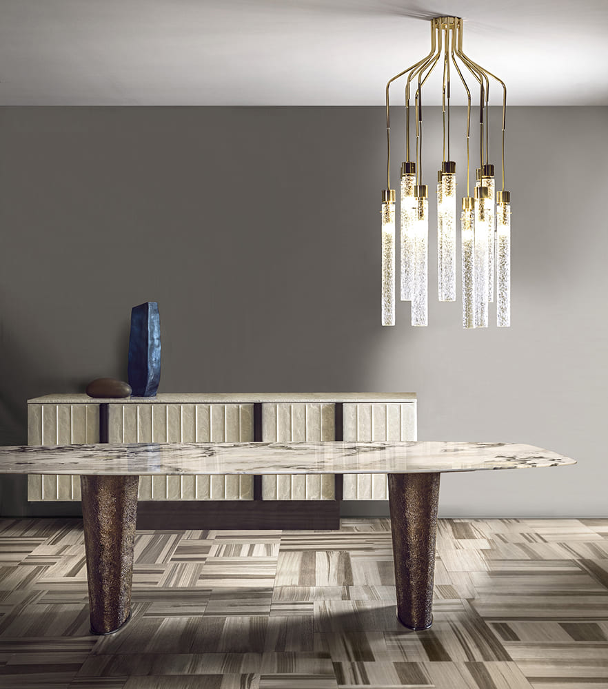 Dining table CORNELIO CAPPELLINI Cheope 2 в интерьере