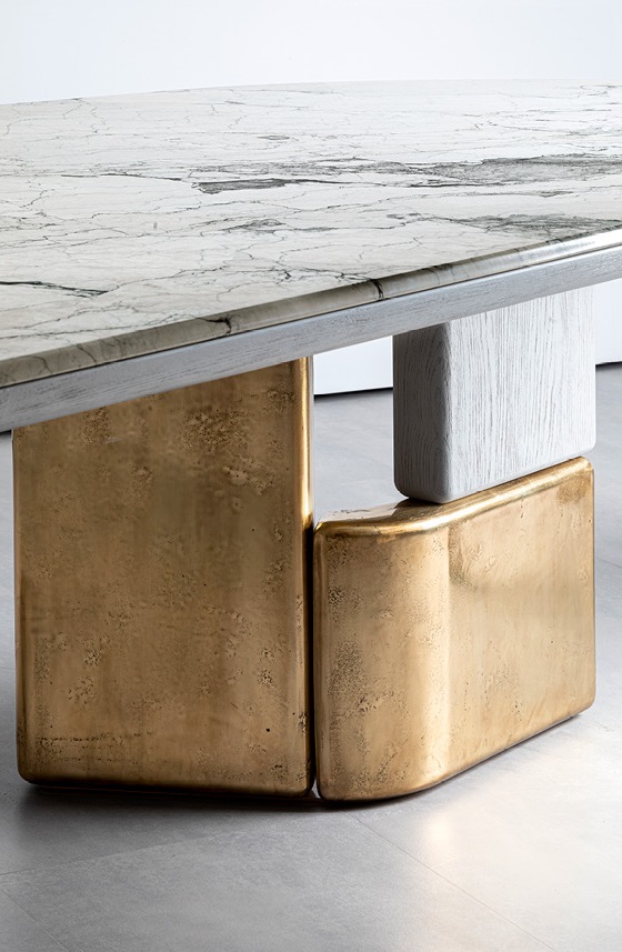 Dining table CORNELIO CAPPELLINI Ovoo в интерьере