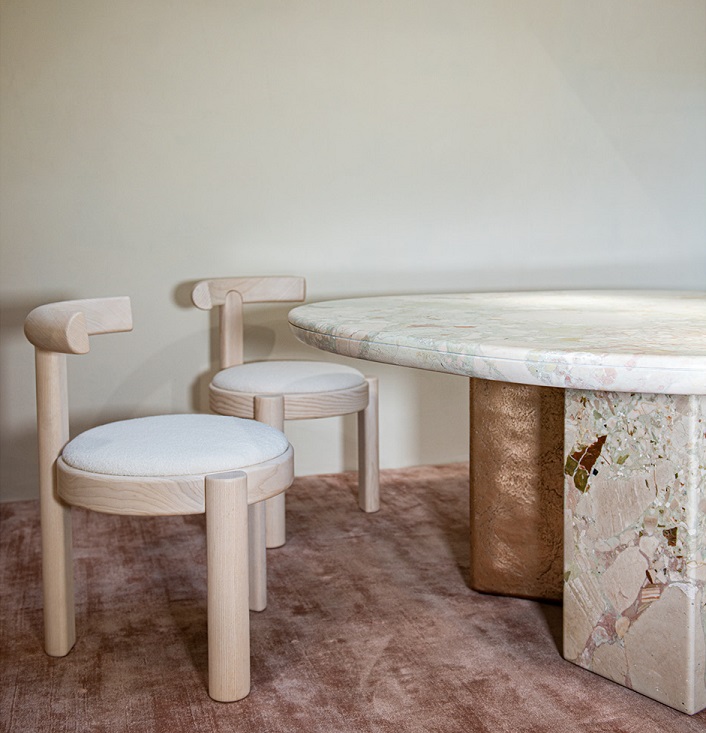 Dining table CORNELIO CAPPELLINI Ovoo 2 в интерьере