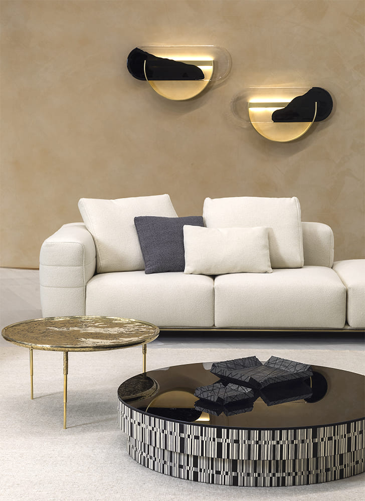 Sconce CORNELIO CAPPELLINI Demilune в интерьере