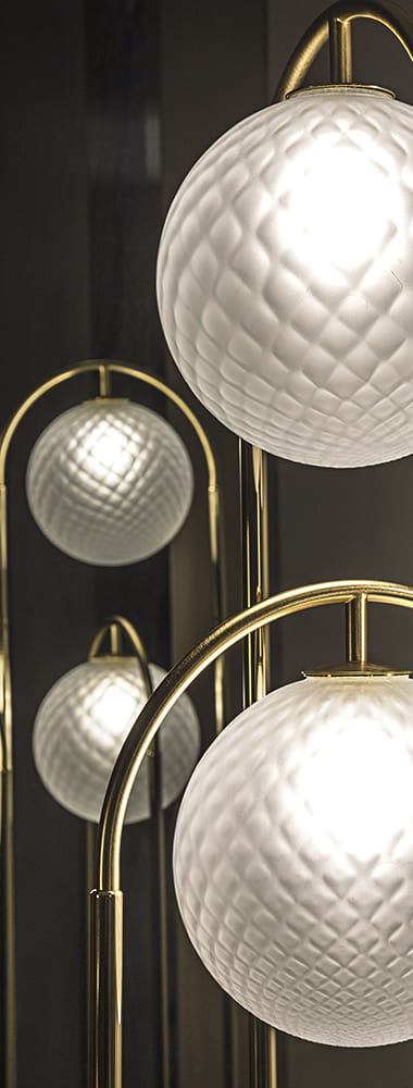 Floor lamp CORNELIO CAPPELLINI Heron в интерьере