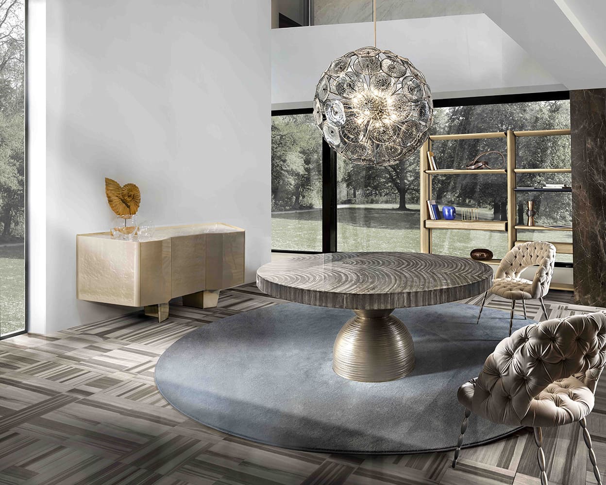 Chandelier CORNELIO CAPPELLINI Richmond в интерьере
