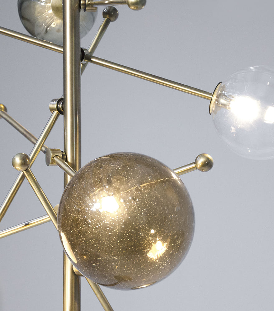 Floor lamp CORNELIO CAPPELLINI Planetarium в интерьере