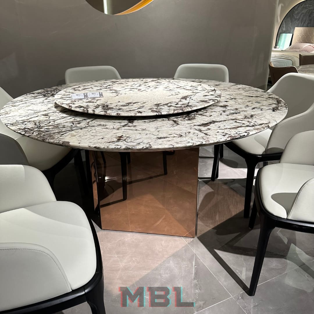 Dining table 1500, stainless steel в интерьере