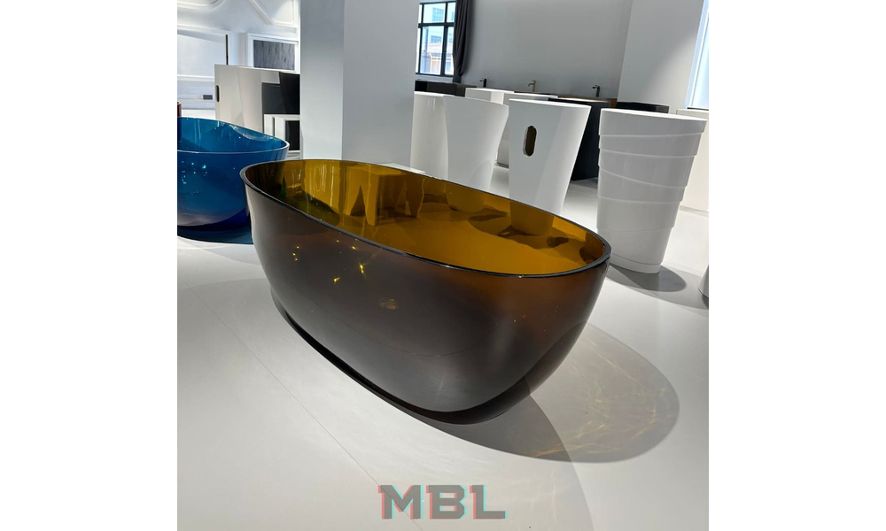 Bathtub Antonio Lupi, composite, brown