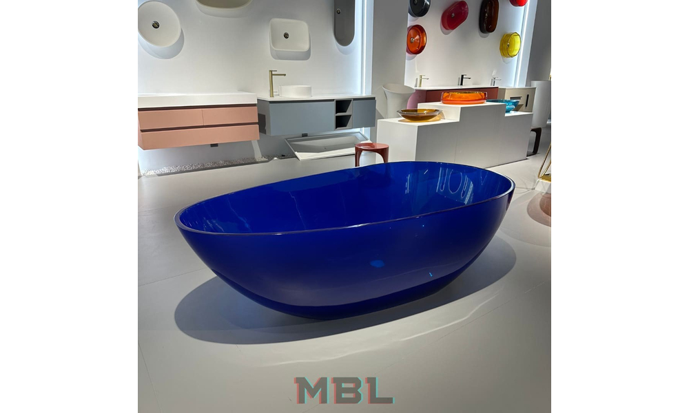 Bathtub Antonio Lupi, blue