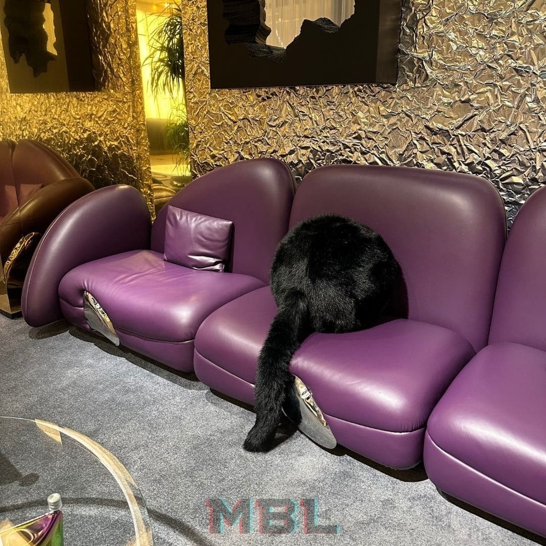 Sofa, purple в интерьере