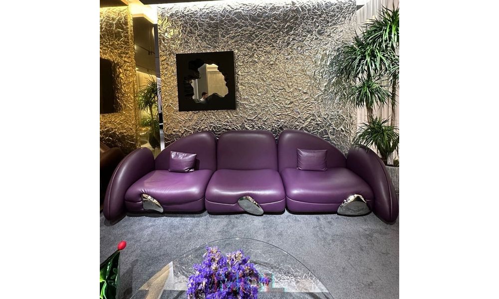 Sofa, purple