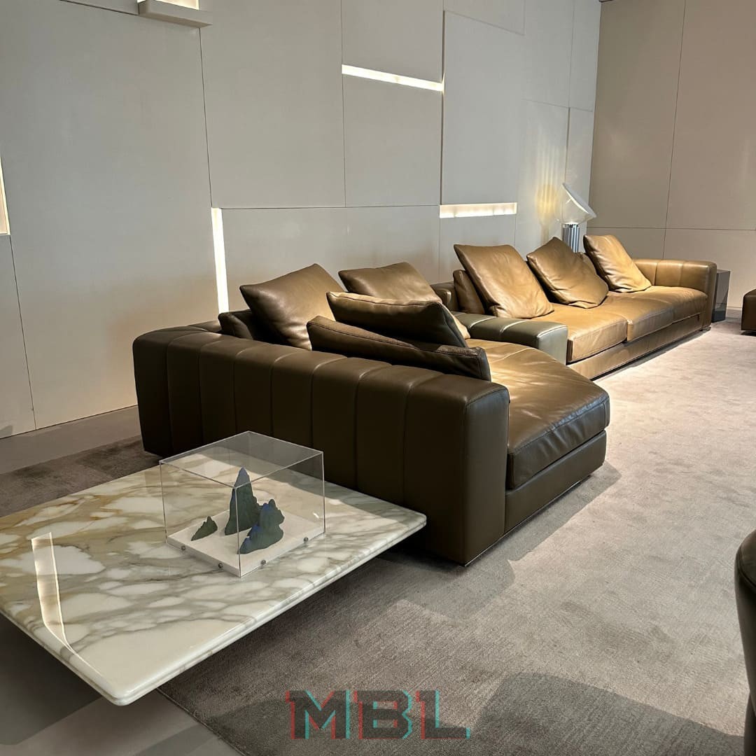 Sofa Minotti, green в интерьере