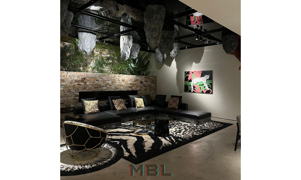 Sofa Versace, black