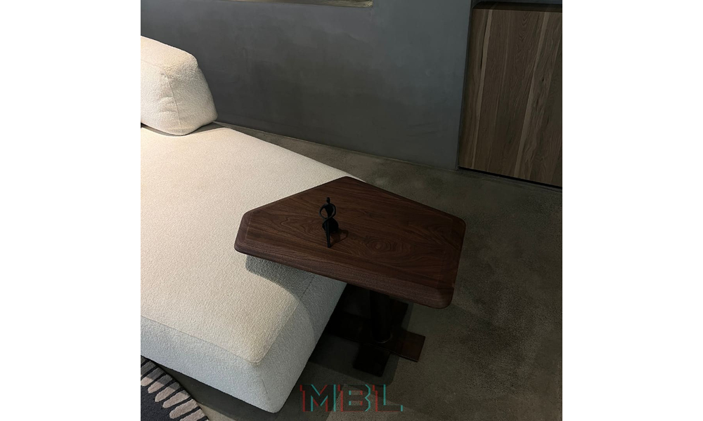 Corner table Henge 680х440х510, орех