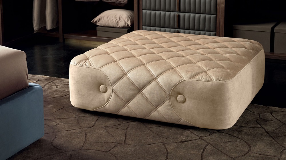 Pouffe Daytona Wimbledon в интерьере