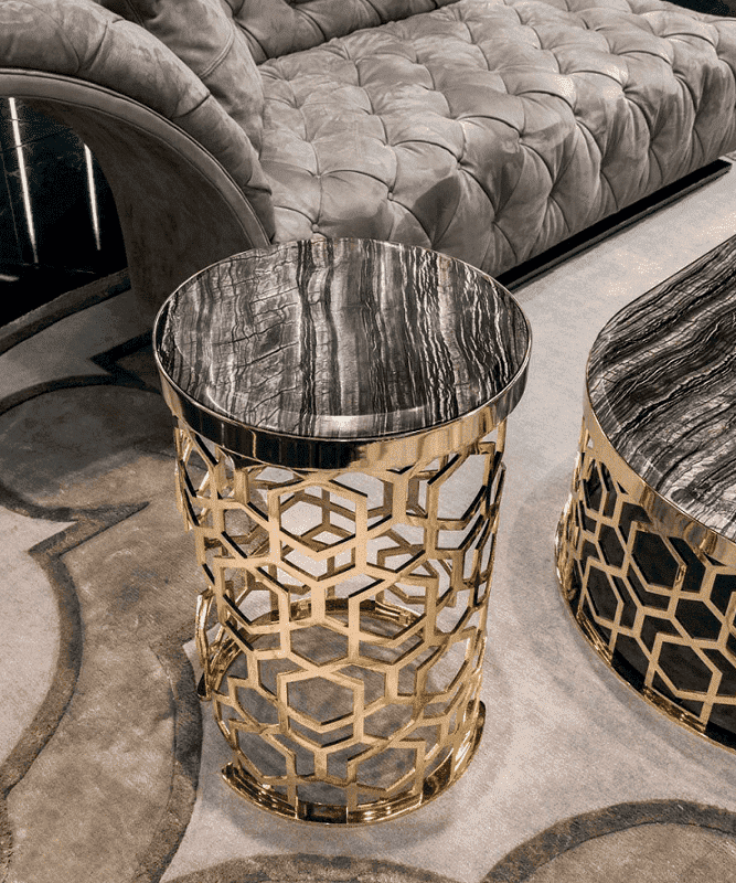 Longhi Manfred Corner Table в интерьере