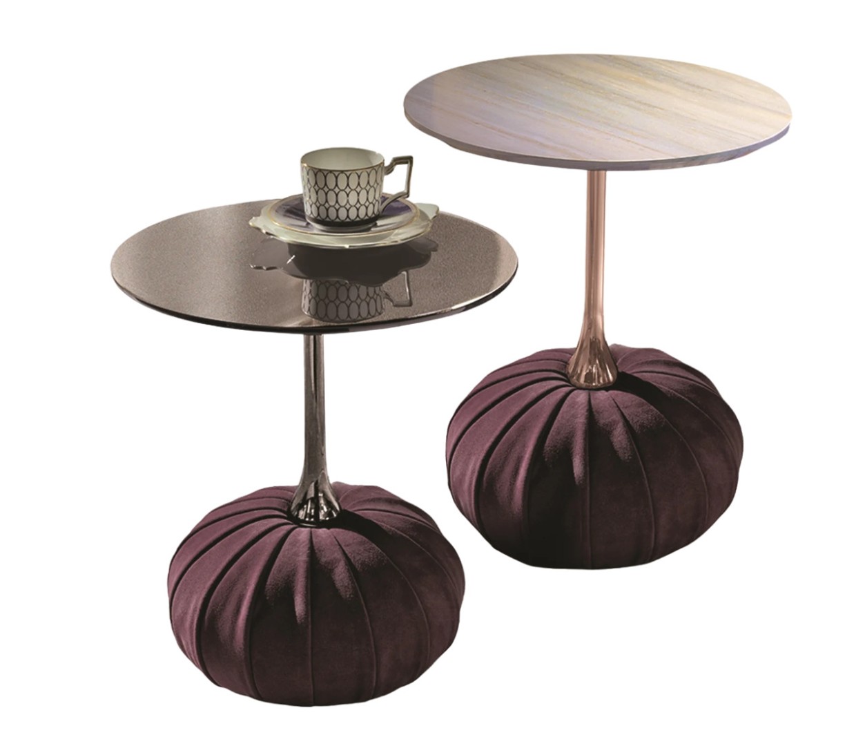 Corner table Longhi Bag в интерьере