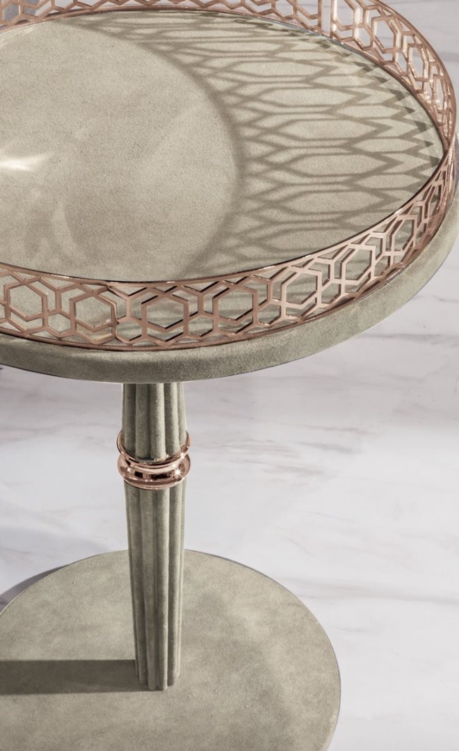 Corner table Longhi Gueridon в интерьере