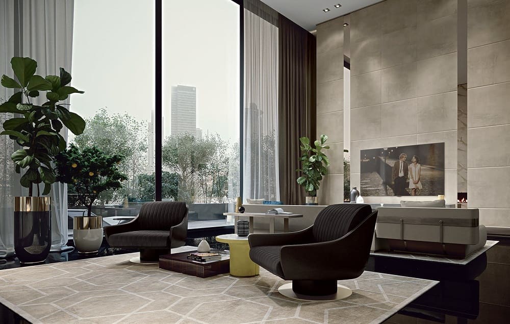 Longhi Sol armchair в интерьере