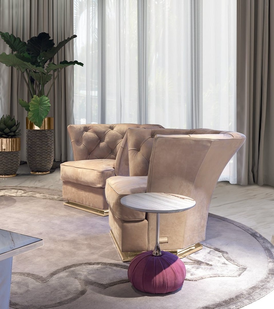 Longhi Saki Armchair в интерьере