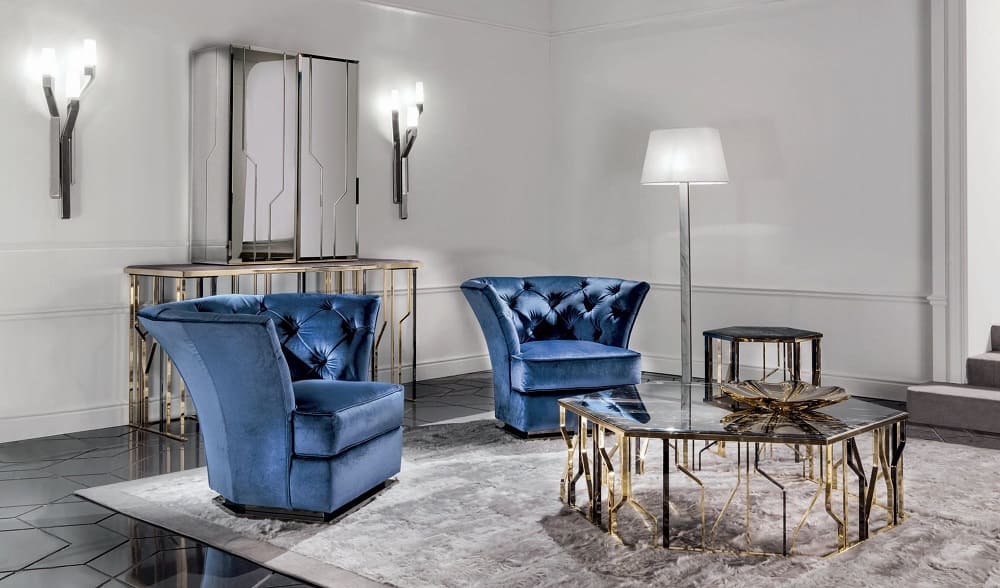 Longhi Saki Armchair в интерьере
