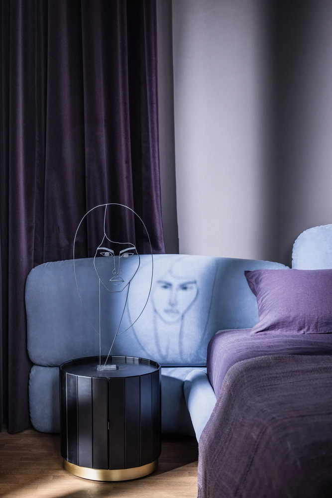 Baxter Stone Bed в интерьере