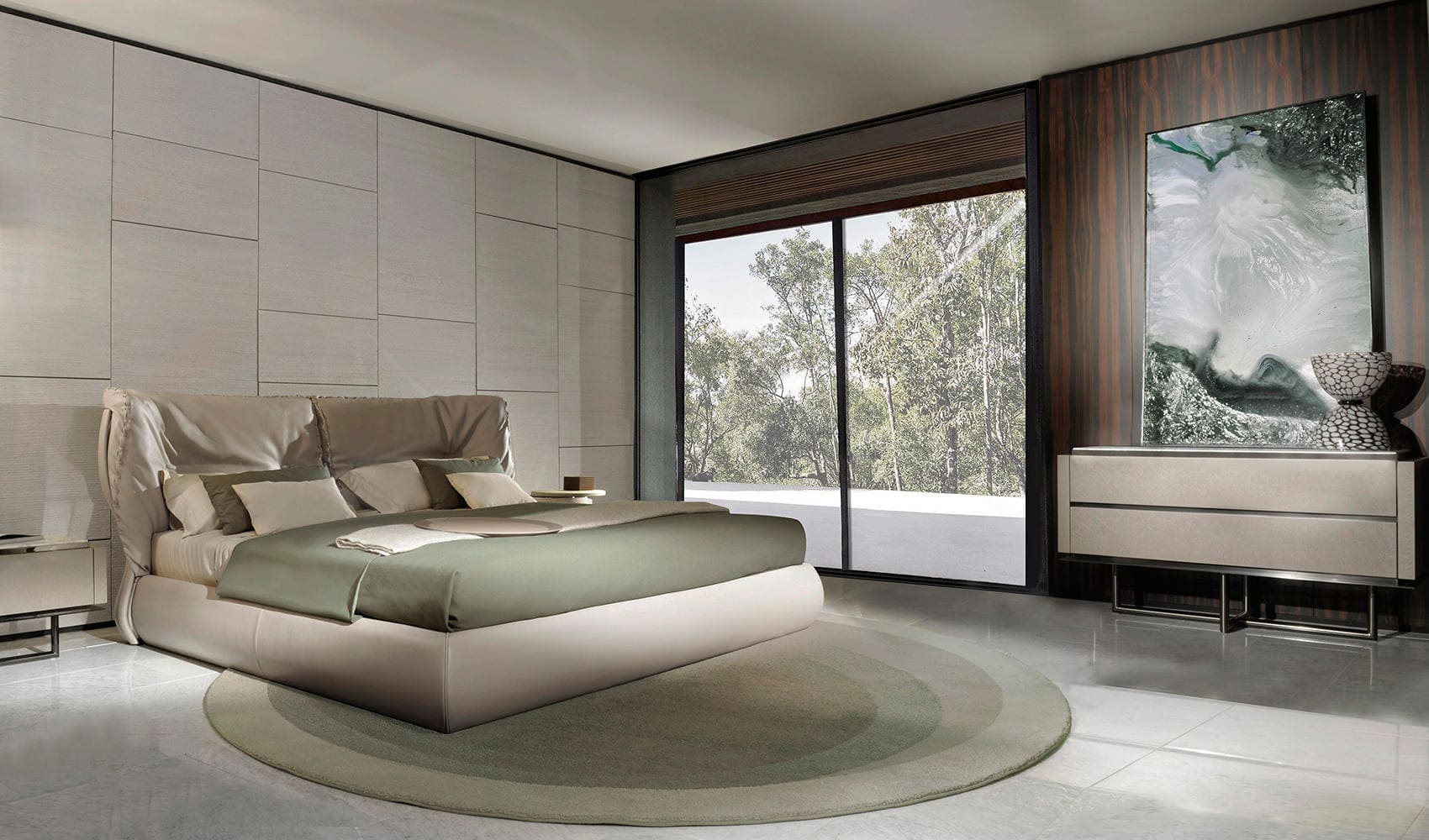 Bed CORNELIO CAPPELLINI Cannes в интерьере