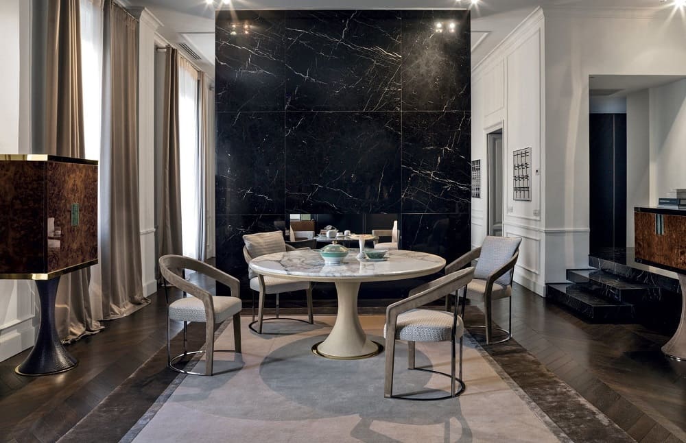 Longhi David Dining Table в интерьере