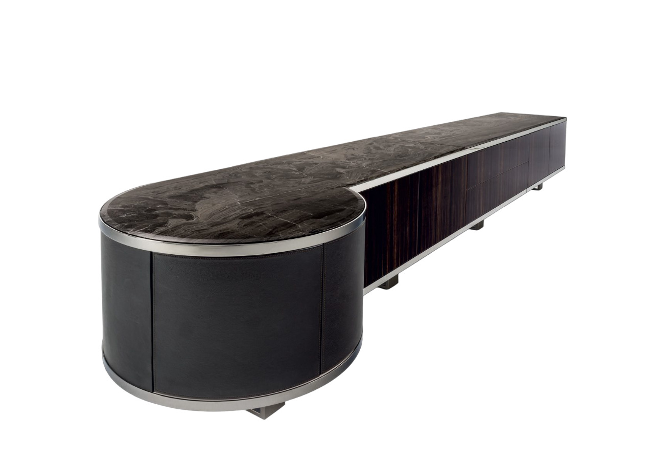 TV cabinet Longhi Courbet в интерьере