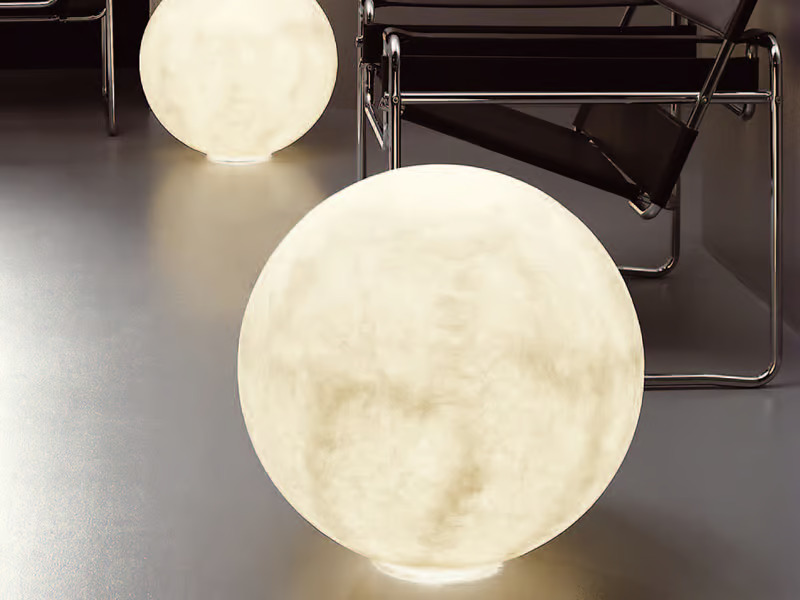 Floor lamp IN-ES ARTDESIGN Floor Moon в интерьере