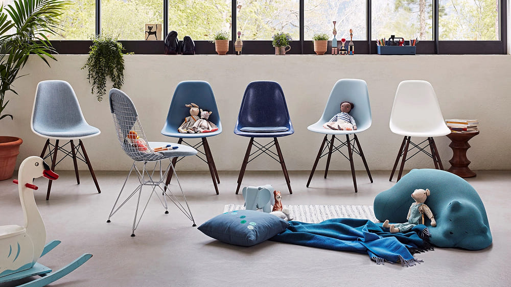 Pouffe Vitra Resting Bear в интерьере