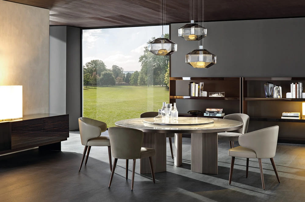 Minotti Morgan Dining Table в интерьере