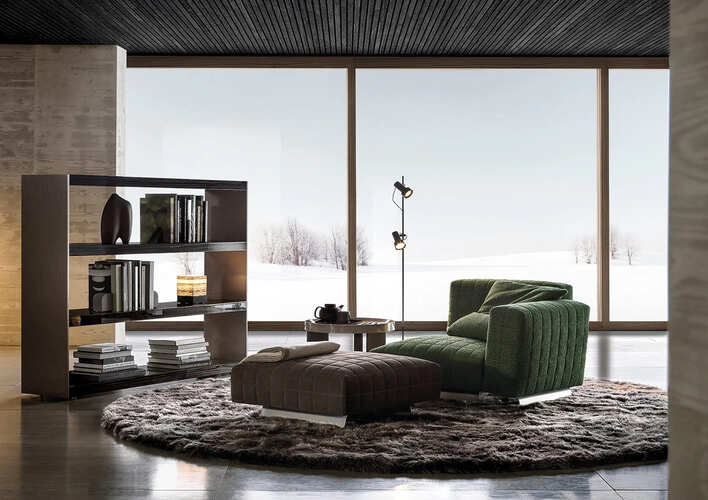 Minotti Twiggy Armchair в интерьере