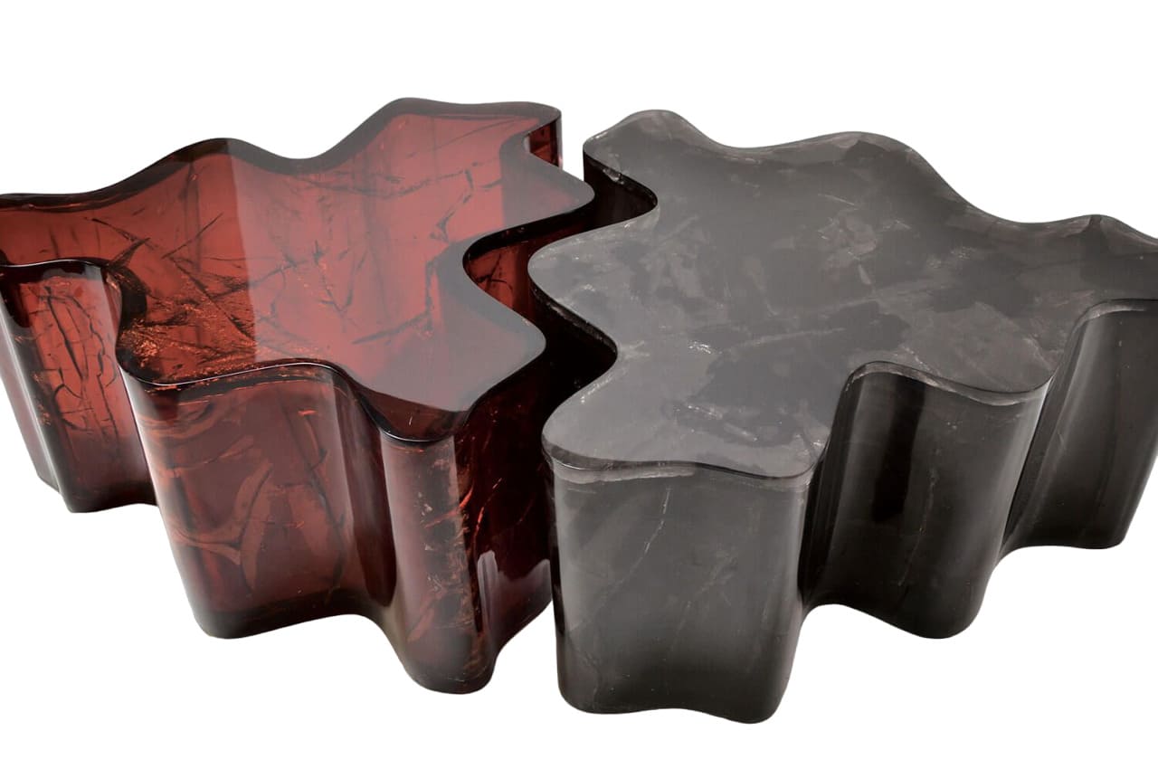 Scala Luxury Ice Resin coffee table в интерьере