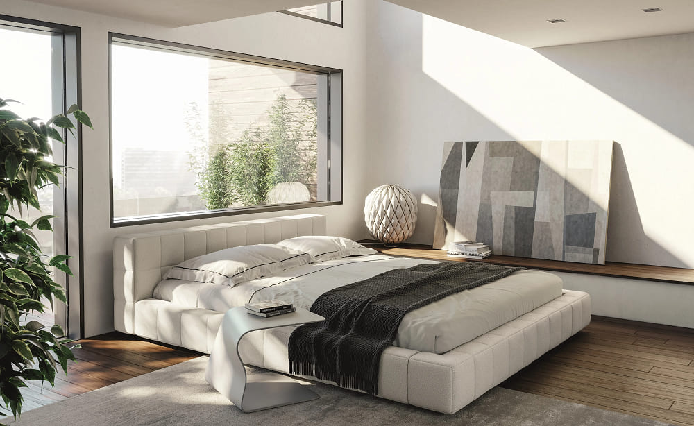 Bonaldo Squaring Bed в интерьере