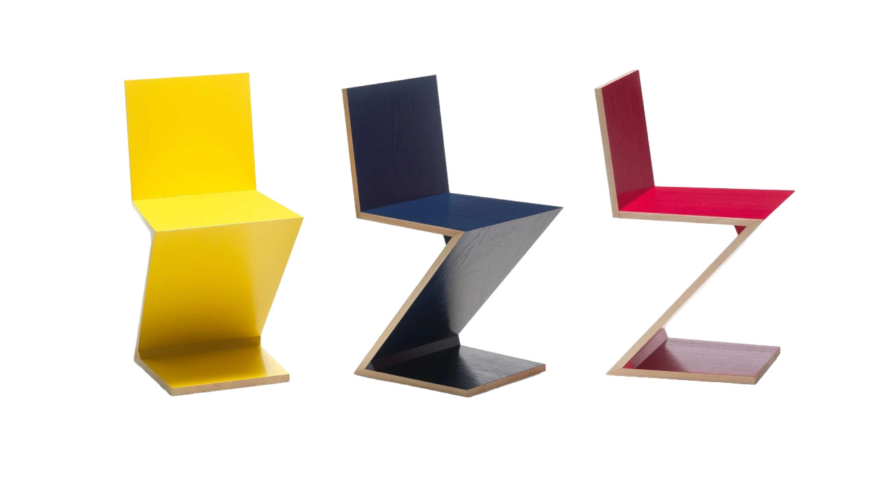 Cassina Zig Zag Kitchen Chair в интерьере