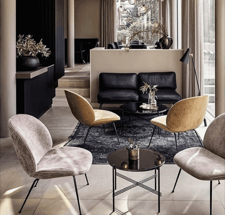 Kitchen Chair GUBI Beetley в интерьере