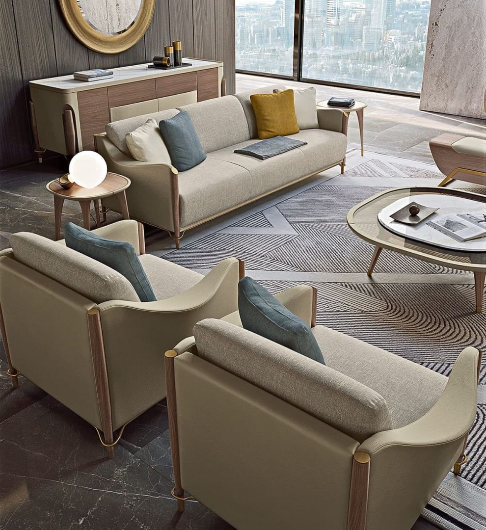 Sofa Turri Melting Light в интерьере