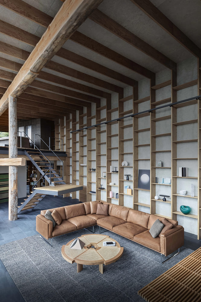 Cassina Rio coffee table в интерьере