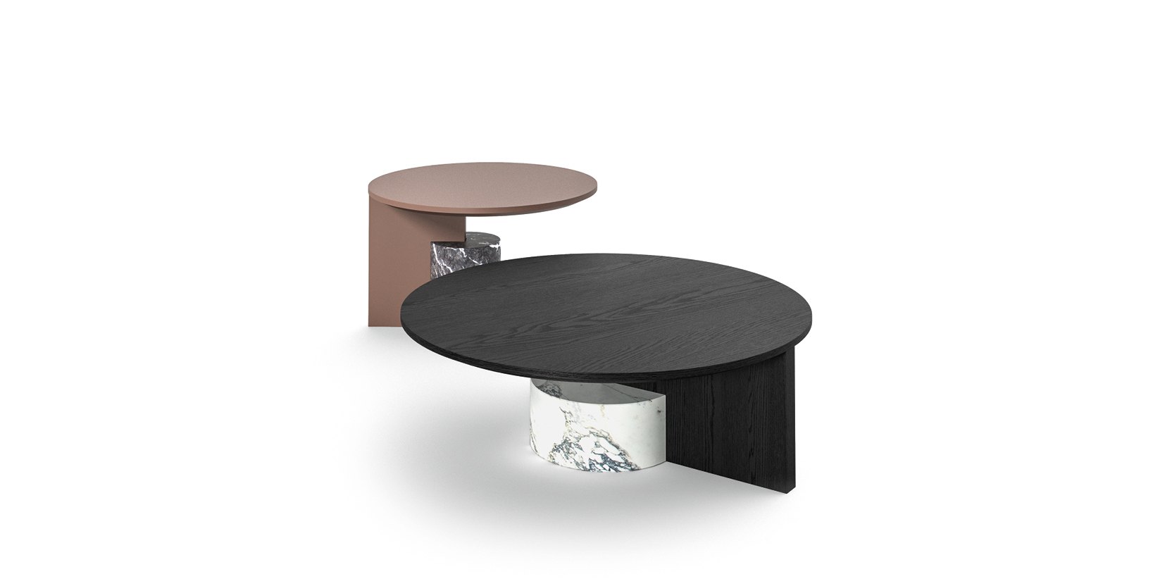Cassina 557 Sengu Corner Table в интерьере