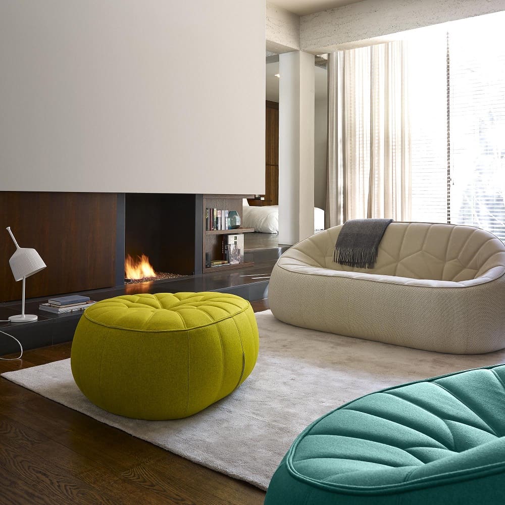 Pouffe Ligne Roset Ottoman в интерьере