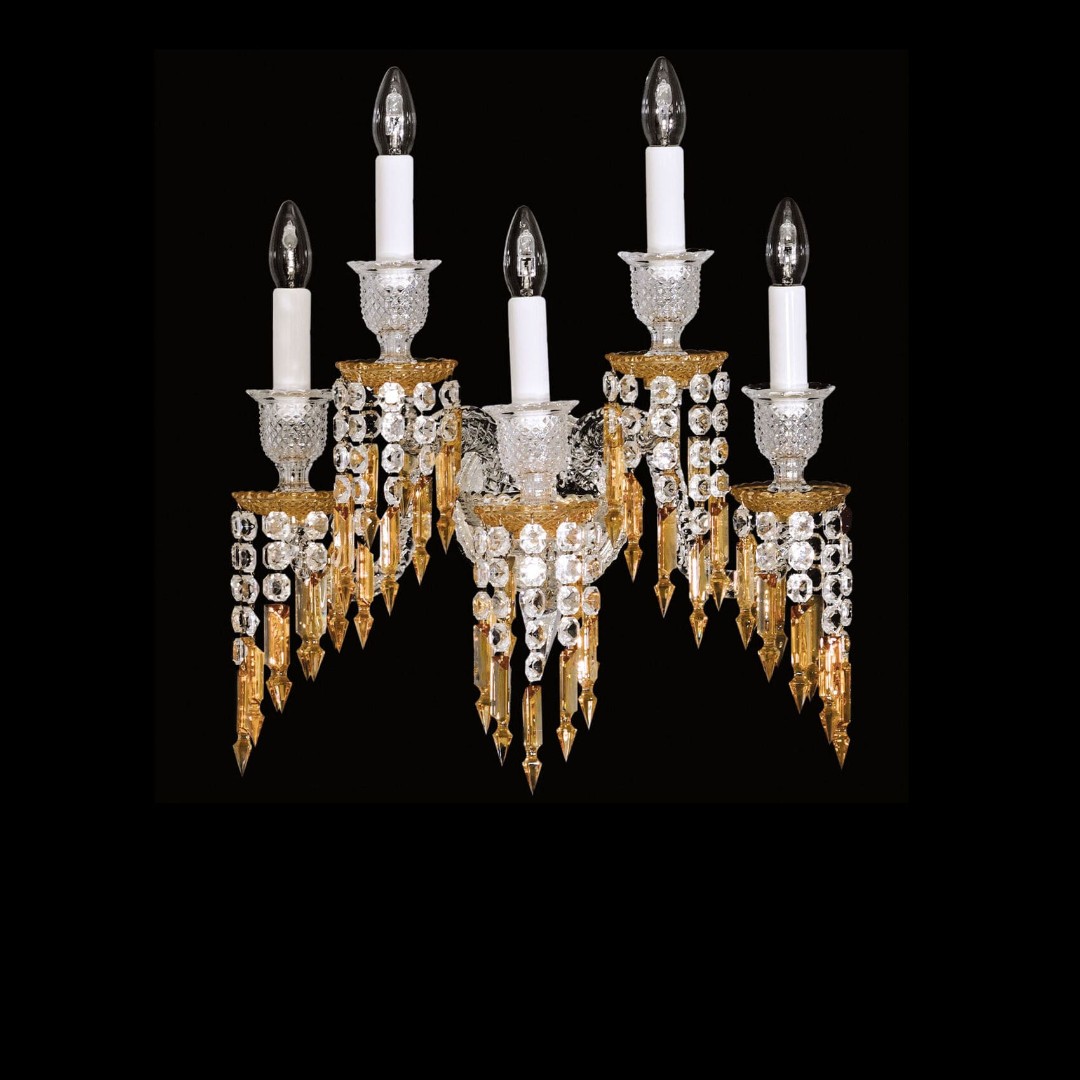 Baccarat Zenith Charleston wall lamp в интерьере