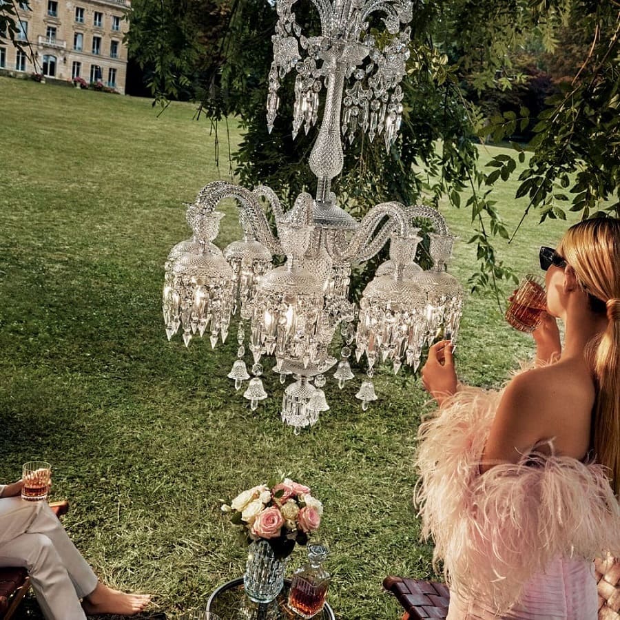 Baccarat Solstice Chandelier в интерьере