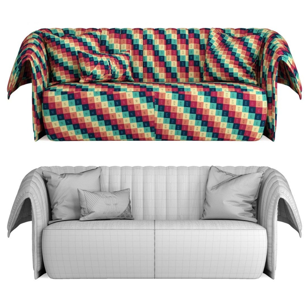 Sofa Rugiano Manta в интерьере