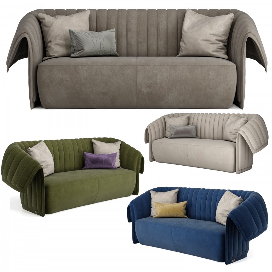 Sofa Rugiano Manta в интерьере