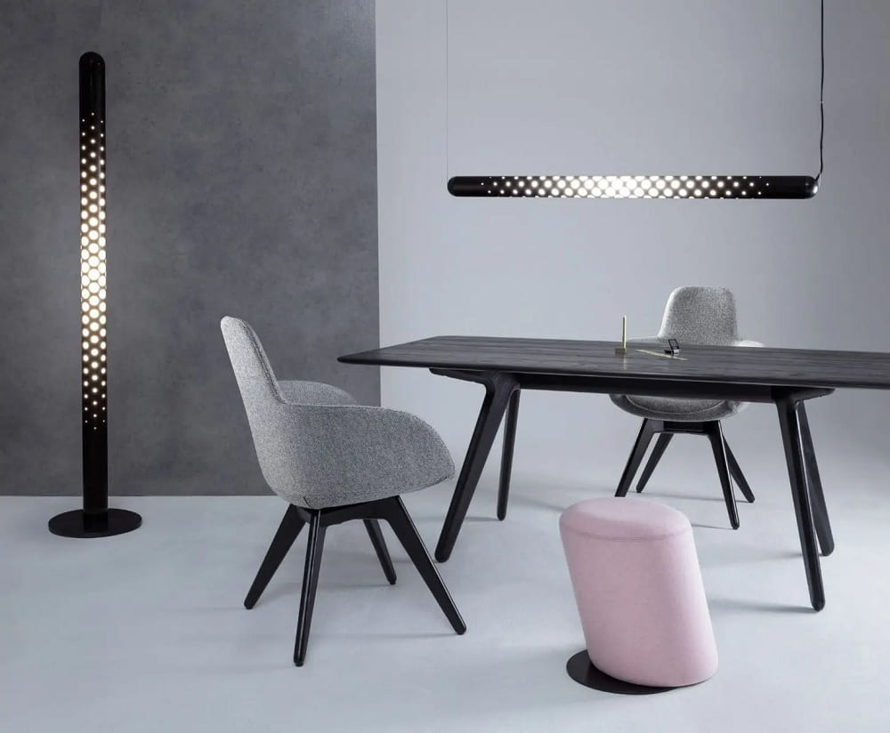 Pouffe Tom Dixon Slant в интерьере