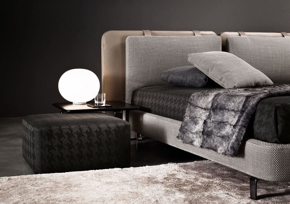 Bed Minotti Tatlin Soft в интерьере