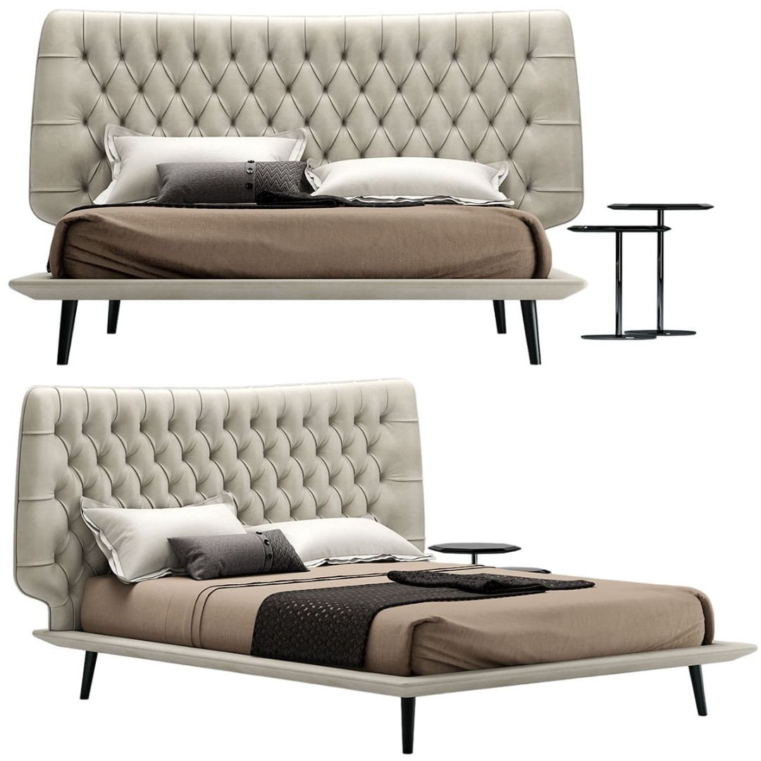 Bed NATUZZI ITALIA Dolchevita в интерьере