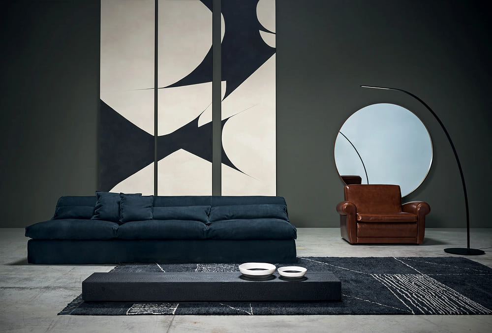 Sofa Baxter Housse Mono в интерьере
