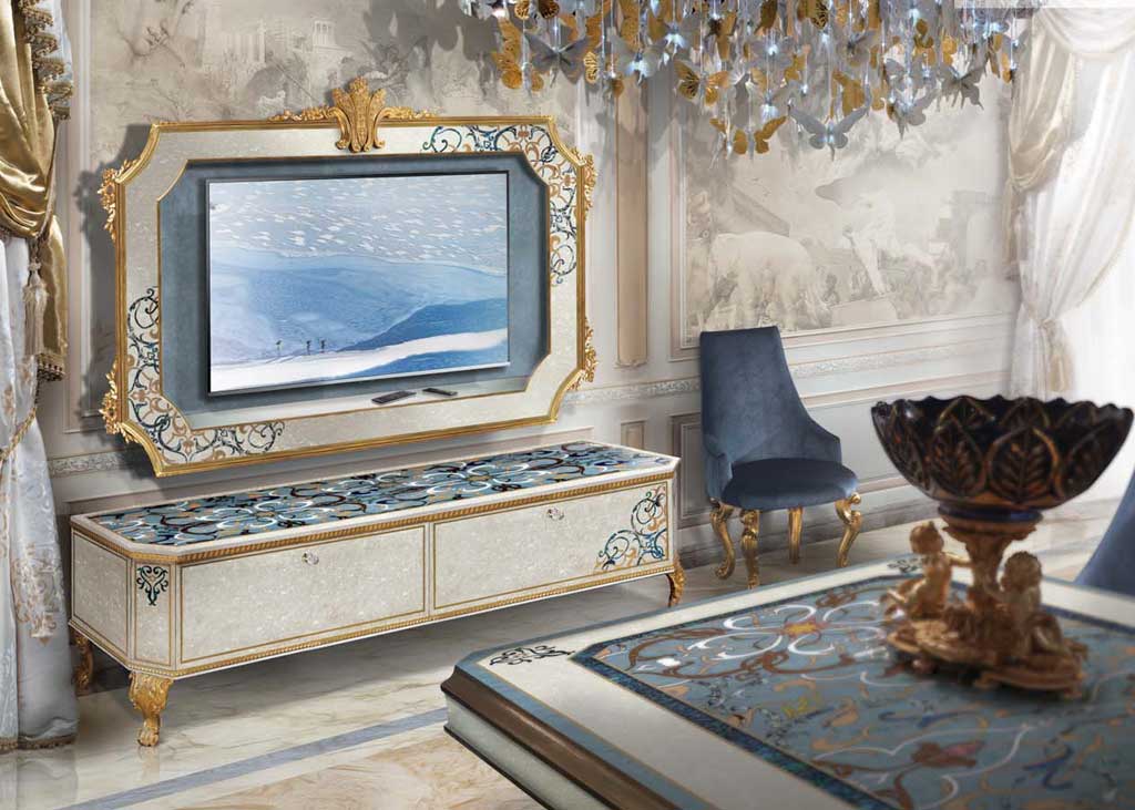 Caspani Tino TV cabinet в интерьере